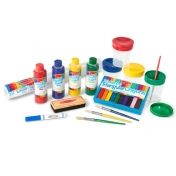 Melissa & Doug, Художнически комплект, постерни бои, пастели, флумастери, творчески комплект, рисуване, хартия, творчество