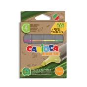 Carioca, еко текст маркери, 4 цвята, маркери, маркери за подчертаване, маркери за текст, маркери за ученици, ученик, ученици, училище  