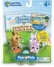 Learning Resources, Комплект зайчета за игра, Флъфи и Бъфи, зайчета, играчки за програмиране, образователни играчки, игра, игри, играчка, играчки