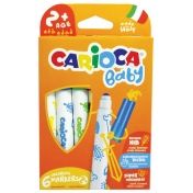 Carioca , бейби маркери ,6 цвята, маркери, маркер, детски маркери, флумастери, детски флумастери, рисуване, творчество за деца, детско творчество, друго творчество, ученик, ученици, училище  