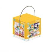 dodo, dodo toys, Комплект от 4 пъзела, Професии, пъзел с професии, образователен пъзел, забавен пъзел, детски пъзел, пъзел за деца, пъзел, пъзели, puzzle, puzzles