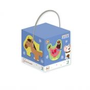dodo, dodo toys, Комплект от 6 пъзела, домаши животни, ферма, комплект пъзели, образователен пъзел, забавен пъзел, детски пъзел, пъзел за деца, пъзел, пъзели, puzzle, puzzles