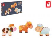 Janod, дървена играчка, играчка от дърво, дървени играчки, играчки от дърво, играчка, играчки, магнитна игра, магнитни игри, магнитни фигурки, магнитни животни, магнитни животни ферма, фигурки - животните от фермата, магнити - фермерски животни, дървени м