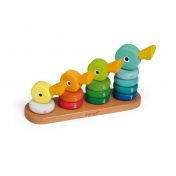 Janod, дървена играчка, играчка от дърво, дървени играчки, играчки от дърво, играчка, играчки, дървена низанка, низанка, низанки, низанка патета, дървена низанка патета, цветни дървени патета, цветна низанка, дървени низанки, играчки Janod