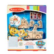 Melissa & Doug, игра, играчки, творчески комплект, дървена играчка, играчка, от дърво, дървени играчки, комплект за оцветяване, комплект за оцветяване Пес Патрул, играчки Пес Патрул, paw patrol, играчки paw patrol, дървени фигурки, фигурки за игра