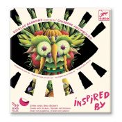 Djeco, игра, играчка, играчки, творчески комплект, креативен комплект, комплект за рисуване, комплект за рисуване със стикери, стикери, игра със стикери, творчество със стикери, творчески комплект плодове и зеленчуци, продукти Djeco, играчки Djeco 