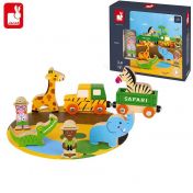 Janod, играчка, играчки, дървена играчка, дървени играчки, играчки от дърво, дървени фигури, дървени фигури сафари, разкажи ми история с фигури, дървени животни за игра, продукти Janod, играчки Janod