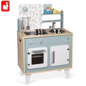 Janod, играчка, играчки, дървена играчка, дървени играчки, дървена кухня, детска кухня, дървена детска кухня, кухня с аксесоари, детска кухня с аксесоари, кухня с дизайн с пера, дървена кухня за игра, продукти Janod, играчки Janod