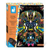 Janod, играчка, играчки, творчески комплект, креативен комплект, комплект за оцветяване, детски комплект за оцветяване, оцвети картините с маркери, флуоресцентни маркери, комплект за оцветяване с маркери, детски творчески комплекти, продукти Janod, играчк