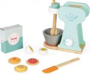 Janod, играчка, играчки, дървена играчка, детска дървена играчка, сладкарски комплект, комплект за малък сладкар, сладкарски комплект за игра, миксер за игра, дървен миксер, продукти Janod, играчки Janod 