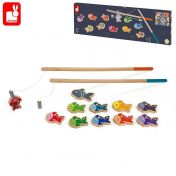 Janod, играчка, играчки, дървена играчка, риболов, детски риболов, детски дървен риболов, риболов за деца, игра риболов, дървен риболов, игра риболов, дървени рибки, магнитни игри, продукти Janod, играчки Janod