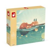 Janod, играчка, играчки, пъзел, пъзели, детски пъзел, пъзел за деца, пъзел 1000 части, романтичен пъзел, пъзел с цигулка, детски пъзел цигулка, пъзел с романтична картина, пъзели от 1000 части за деца, продукти Janod, пъзели Janod