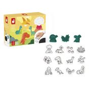 Janod, играчка, играчки, комплект с печати, детски печати, печати динозаври, печати с динозаври, комплект с детски печати, творчество с печати, дино печати, продукти Janod, играчки Janod, печати Janod