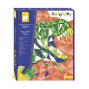 Janod, играчка, играчки, творчески комплект, детски творчески комплект, креативен комплект с мозайки, комплект с мозайки, динозаври, мозайки с динозаври, създай мозаечни картини с динозаври, продукти Janod, играчки Janod, творчески комплекти Janod