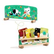Djeco, играчка, играчки, дървена играчка, играчки от дърво, дъжач за карти, поставка за карти, поставка за игра с карти, поставка за игра на карти, карти, игра с карти, дървена поставка за карти, продукти Djeco, играчки Djeco, дървени играчки Djeco