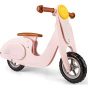 New Classic Toys - Детски дървен скутер за баланс - Розов 