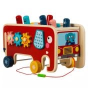 Детска образователна играч с чукче - слон -  Kruzzel