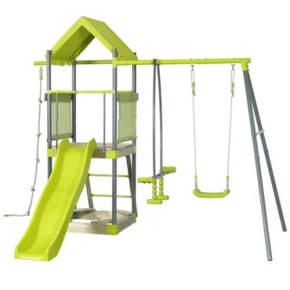 Green For Swing Set – Комплект с люлки и пързалка за игра - SONNE