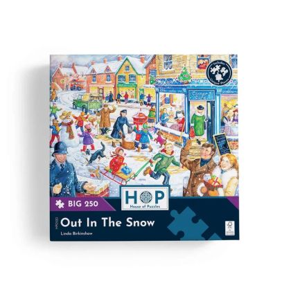 Пъзел с едри части 250 - Навън в снега - The House of Puzzles