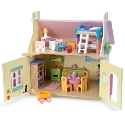 Le Toy Van​, дървена, куклена, къща, обзавеждане, играчка, играчки, игри, игра, декорации, декориране, декорация