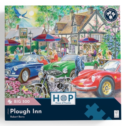 Пъзел с едри части 500 - При ралото - The House of Puzzles