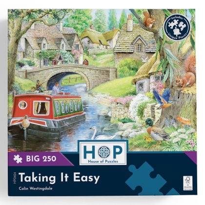 Пъзел с едри части 250- Без бързане - The House of Puzzles