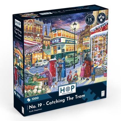 Пъзел 1000 части - Да хванем трамвая  - The House of Puzzles