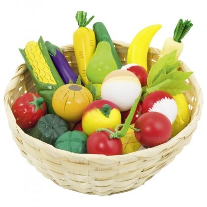 Goki, Плодове, и, зеленчуци, в, кошница, с, плодове, играчка, играчки, игри, игра