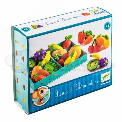Djeco - Детски комплект Плод и зеленчук