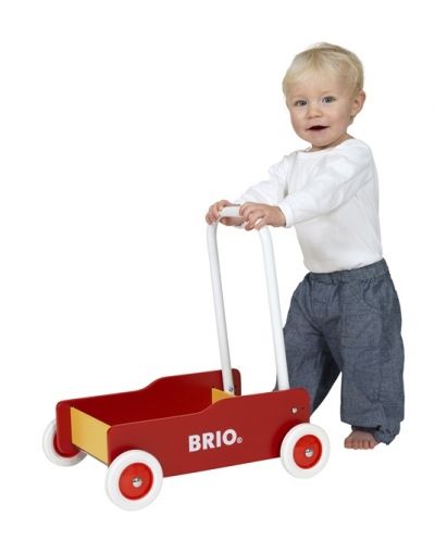 Brio - Дървена играчка - Количка за бутане