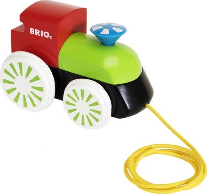 Brio - Дървена играчка за дърпане влакче