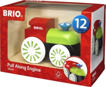 Brio - Дървена играчка за дърпане - Влакче