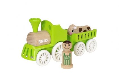 Brio - Дървена играчка селскостопанско влакче