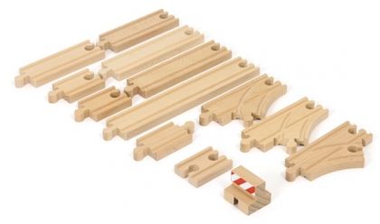 Brio - Играчки дървени релси стартов комплект