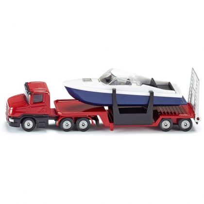 SIKU - Камионче с лодка Low loader with boat, игра, игри, играчки, играчка