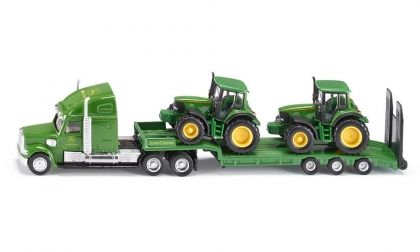 SIKU - Камионче с трактори  Low loader with JD tractors, игра, игри, играчка, играчки