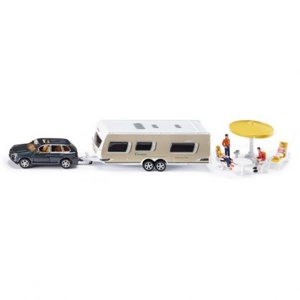 SIKU - Кола с каравана Car with caravan, игра, игри, играчка, играчки