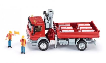 SIKU, Mercedes Atego with crane, камион, кран, игра, игри, играчка, играчки