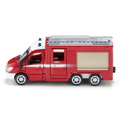 SIKU -  Метална играчка пожарна  Mercedes - Benz Sprinter