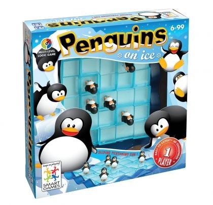 SMARGAMES, penguins, on blocks, пингвини, върху, лед, логическа, игра, игри, играчка, играчки