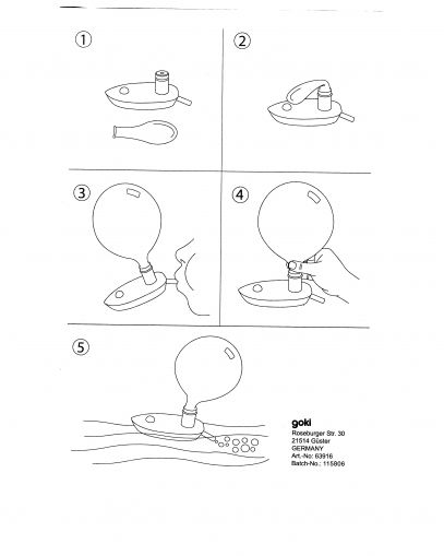 Goki - Дървена лодка с балон