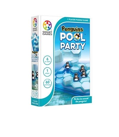 smartgames, penguins, pool, party, парти, партито, на, пингвините, пингвини, лед, логическа, игра, игри, играчка, играчки
