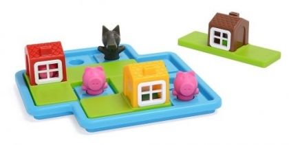 SMARTGAMES, three little piggies, трите малки прасенца, логическа, игра, игри, играчка, играчки