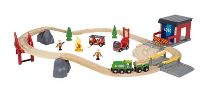 brio, влакче, влак, жп, релси, пожарна, пожарникар, спасителен, отряд, игра, игри, играчка, играчки
