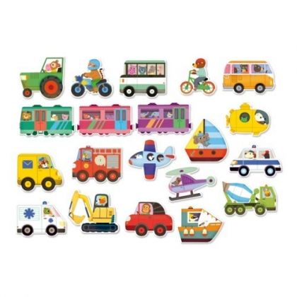 vilac, дървени, магнити, превозни, средства, игра, игри, играчка, играчки