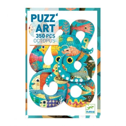 DJECO, art, puzzle, пъзел, арт, октопод, игра, игри, играчка, играчки