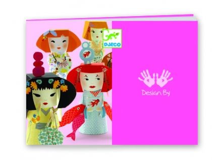 Djeco - Детски играчки от картон Кукли