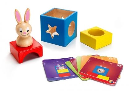 smartgames, зайчо-криеница, криеница, зайче, заек, фигури, цветове, игра, игри, играчка, играчки
