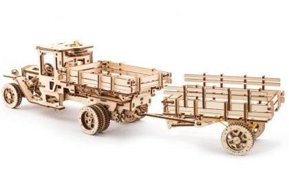 Ugears, механичен пъзел, дървен пъзел, добавки към камион UGM 11