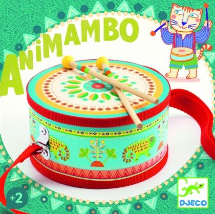 Djeco - Детски барабан Animambo